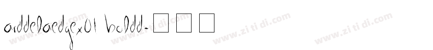 arddelaedgex01 boldd字体转换